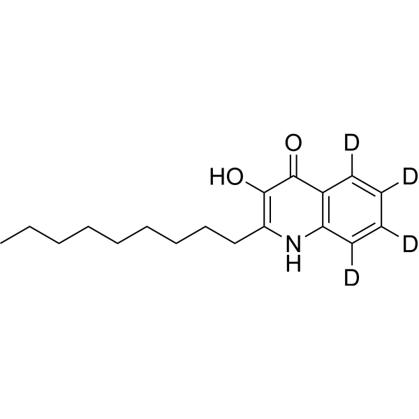 2-Nonyl-3-hydroxy-4-quinolone-d4